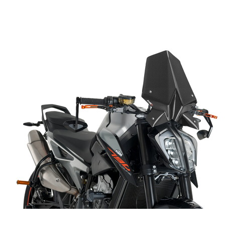 Puig New Generation Screen To Suit KTM 790 Duke 18' C/Carbon Lo
