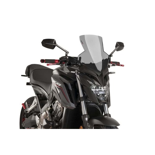 Puig New Generation Sport Screen To Suit Honda CB650F 2014 - 2020 (Dark Smoke)