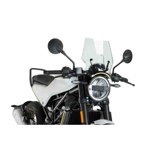 Puig New Generation Sport Screen To Suit Husqvarna Svartpilen/Vitpilen 401 (Clear)