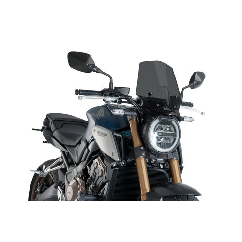 Honda CB650R/1000R Neo Sports Cafe Puig New Generation Sport Screen (Dark Smoke)