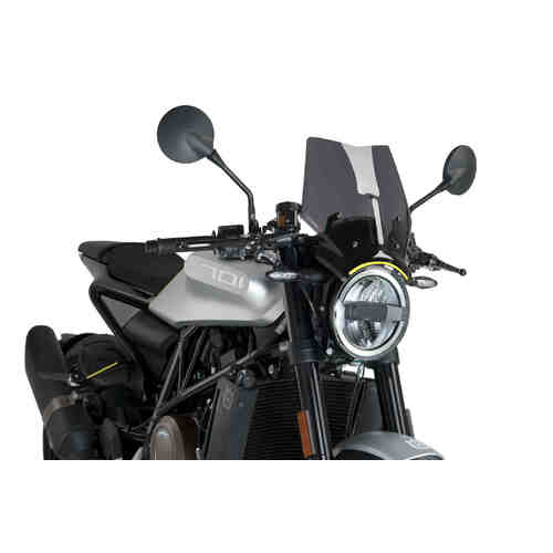 Puig New Generation Sport Screen To Suit Husqvarna Vitpilen 701 2017 - Onwards (Dark Smoke)