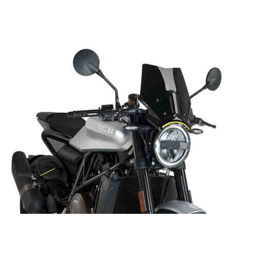 Puig New Generation Sport Screen To Suit Husqvarna Vitpilen 701 2017 - Onwards (Black)