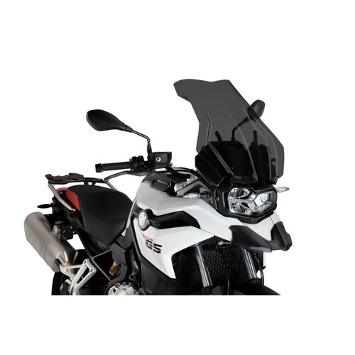 Puig Touring Plus Screen To Suit BMW F750/850GS (2018 - Onwards) - Dark Smoke