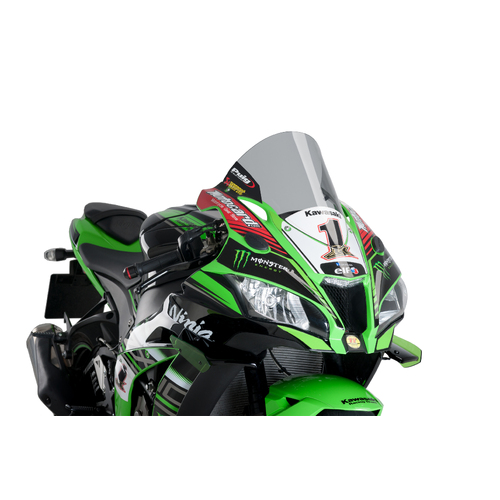 Puig R-Racer Screen Kawasaki ZX-10R/RR 16'-18' (Smoke)