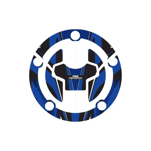 Puig Fuel Cap Cover Radikal Suzuki (Blue)