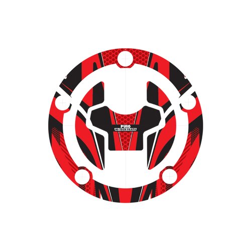 Puig Fuel Cap Cover Radikal Suzuki (Red)