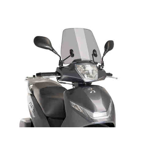 Puig Trafic Screen To Suit Peugeot Belville 125 2017 - 2020 (Smoke)