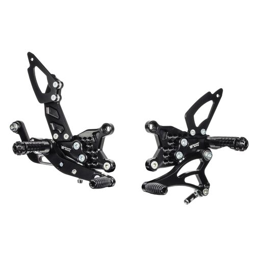 Bonamici Racing Rearsets To Suit Aprilia RSV4 RF/Tuono V4 (2017 - Onwards) - Street Version