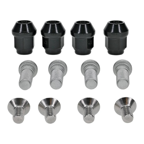 All Balls Racing Wheel Stud and Nut Kit Front 85-1144