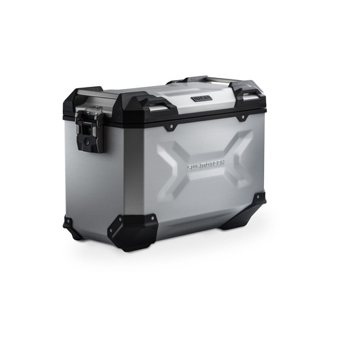 SW-Motech TRAX ADV L. Side Case - Aluminum. 45 l. Left. Silver. (ALK.00.733.10000L/S)