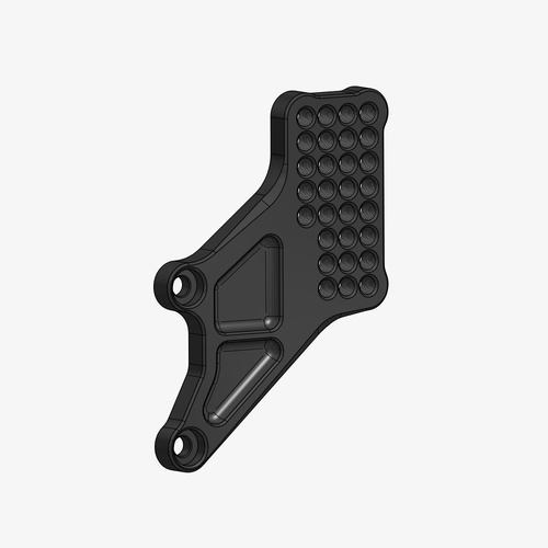 Bonamici Racing Aluminium back plate for Y012 - left side