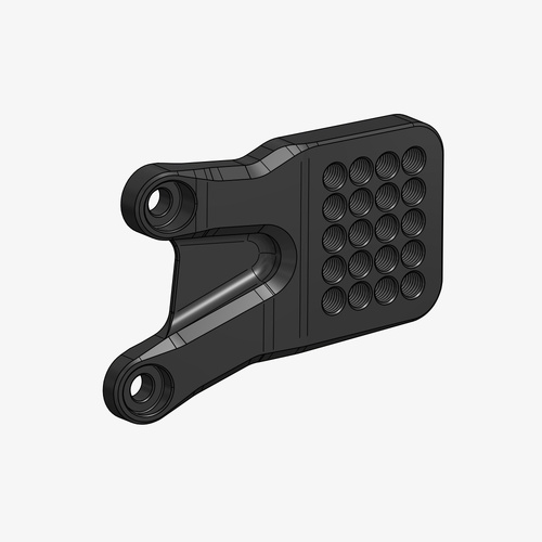 Bonamici Racing Aluminium back plate for H018 - left side