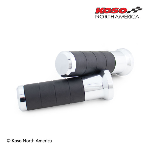 Koso TITAN | Heated Grips - chrome