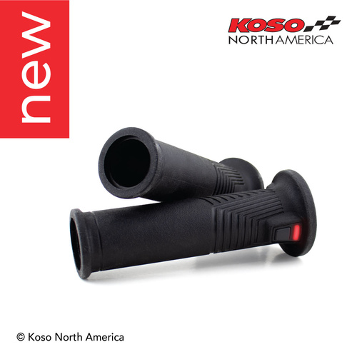 Koso ARTEMIS HEATED GRIPS 1'' + 1 1/8'' 130mm