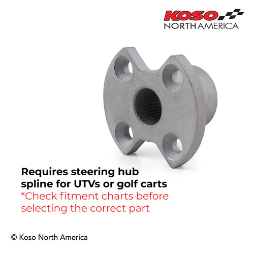 Koso HEATED STEERING WHEEL | For UTVs or Golf Carts