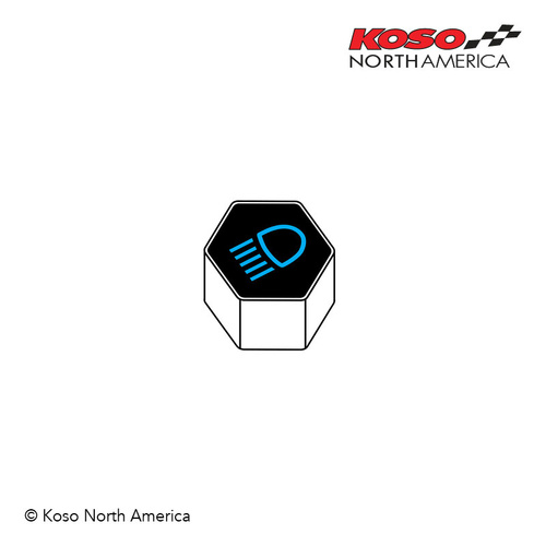 Koso REPLACEMENT INDICATOR LIGHT | for plug-in indicator kit - High beam