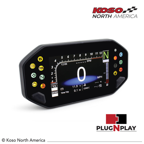 Koso RX-4 TFT MULTIFUNCTION METER FOR YAMAHA MT-07/MT09/XSR 700/XSR 900