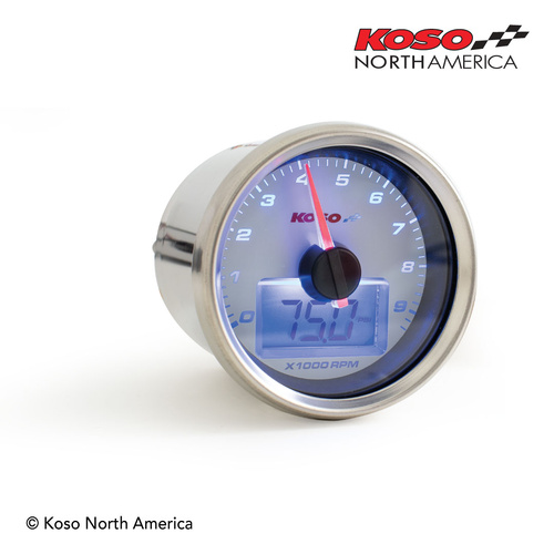Koso HD-01R | Tachometer (with oil pressure) | for Harley-Davidson®