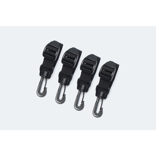 SW-Motech Strap Set Slipstream.Width: 20 mm. Length: 2x 37 cm and 2x 70 cm.(BC.ZUB.00.083.30000)