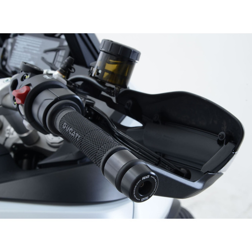 R&G Bar End Sliders To Suit Ducati Multistrada Models (Black)