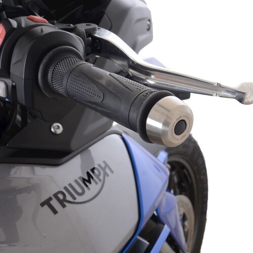 R&G Racing R&G Stainless Steel Bar Ends To Suit the Triumph Tiger 850 Sport '21- (no handguards)  & Speed Triple 1200 RS '21- (With bar-end mirrors)