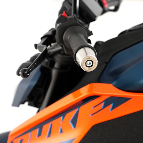 R&G Racing R&G Stainless Steel Bar Ends To Suit KTM RC 390 / RC 200/ RC 125 '22-,Duke 125/250/390 '24-