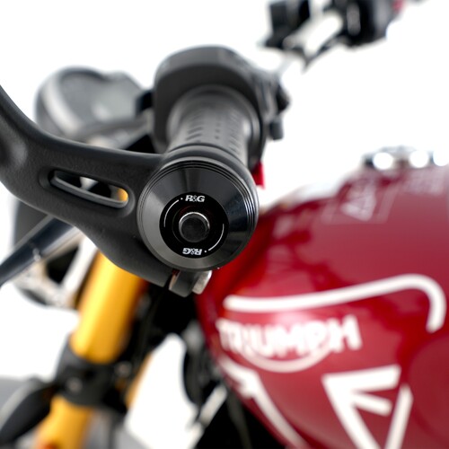 R&G Racing Bar End Sliders To Suit Triumph Speed 400 '24- / Royal Enfield Meteor 350 '24-