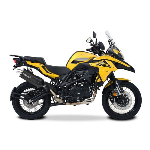 HP Corse Benelli TRK 502 X 21-23 4-TRACK-S Black Exhaust