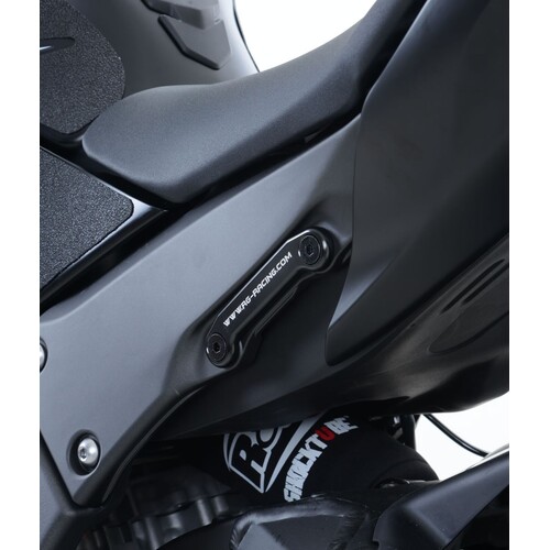 R&G Racing Rear Foot Rest Blanking Plates To Suit Kawasaki ZX10R '11- & ZX-10RR '21-