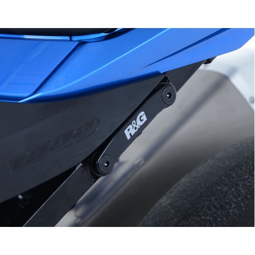 R&G Racing Rear Foot Rest Blanking Plate To Suit Kawasaki Ninja 250 '17, Ninja 300, Z250 '13-'18 and Suzuki GSX-R1000 / GSX-R1000R '17- models