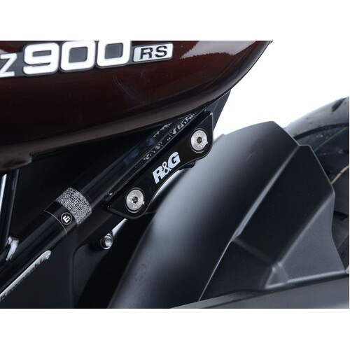 R&G Racing Rear Foot Rest Blanking Plates To Suit Kawasaki Z900 '17- and Z900RS '18-