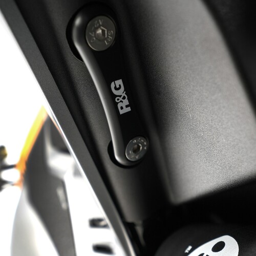 R&G Racing Rear Foot Rest Blanking Plate To Suit BMW G310RR '22-, Moto Guzzi V100 '23-, Stelvio '24- & TVS Apache RR 310 '21- (LHS)