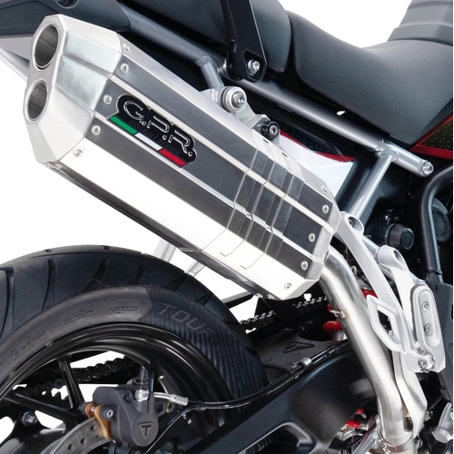 GPR Exhaust To Suit Bmw K 1300 S -R  2009-2014, Hyper Sonic Inox, Homologated legal slip-on exhaust including removable db killer and link pipe 