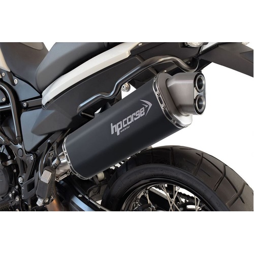 HP Corse Bmw F 800 Gs Adventure 08-18 4-TRACK R Black Exhaust