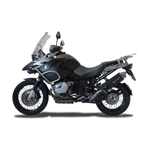 HP Corse Bmw R 1200 Gs Adventure 04-09 4-TRACK R Black Exhaust