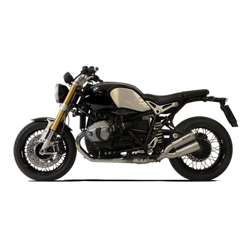 HP Corse Bmw R Nine T 14-16 GP-07 Satin (dual Muffler, Low Position) Exhaust