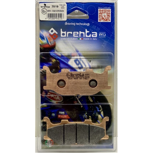 Brenta Sintered Pro Brake Pads - BR7019