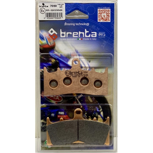Brenta Sintered Pro Brake Pads - BR7060