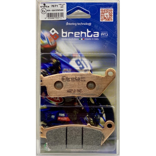 Brenta Sintered Pro Brake Pads - BR7071