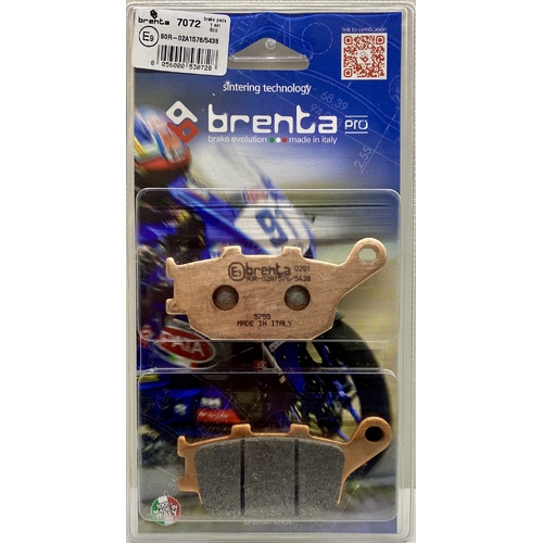 Brenta Sintered Pro Brake Pads - BR7072