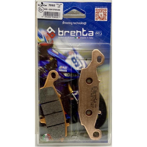 Brenta Sintered Pro Brake Pads - BR7092