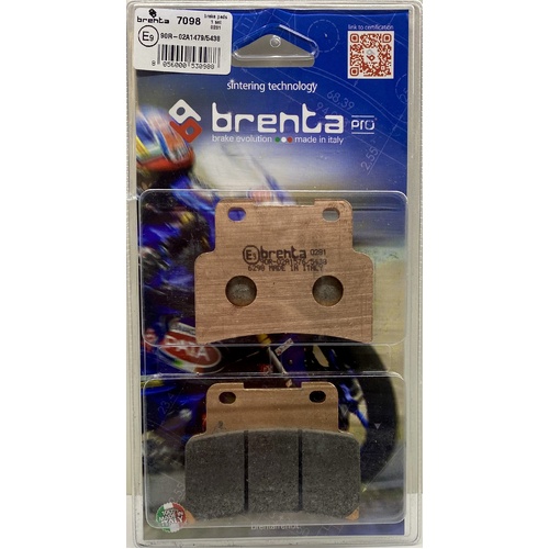 Brenta Sintered Pro Brake Pads - BR7098