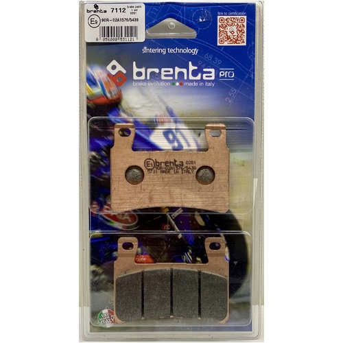 Brenta Sintered Pro Brake Pads - BR7112