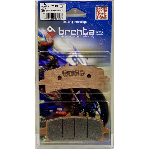Brenta Sintered Pro Brake Pads - BR7113