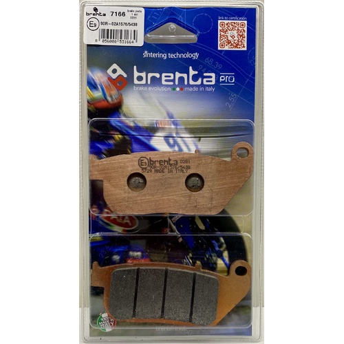 Brenta Sintered Pro Brake Pads - BR7166