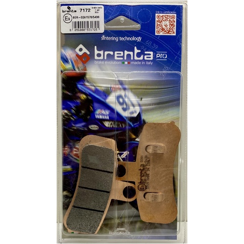 Brenta Sintered Pro Brake Pads - BR7172