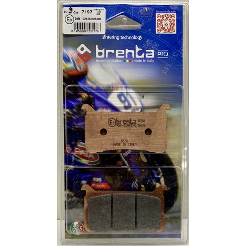 Brenta Sintered Pro Brake Pads - BR7197