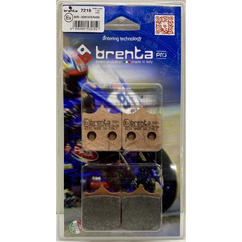 Brenta Sintered Pro Brake Pads - BR7215