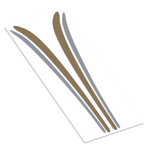 Pyramid Decal | Gold & Silver | Kawasaki Z 900 RS 2017>Current