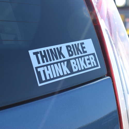 Pyramid Decals | Think Bike #1 | White